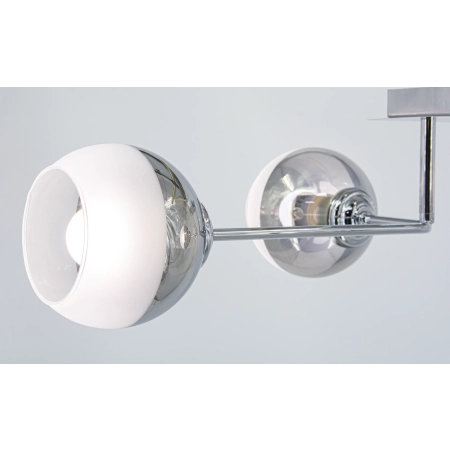 Plafon chromowany szklany 4-punktowy 2211/4 z serii ARES - Lampy Elem